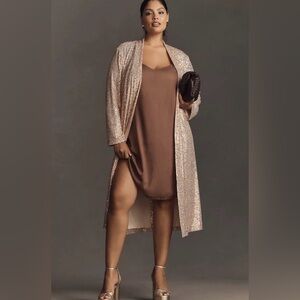 Mare Mare + Anthropologie Sequin Duster size Large